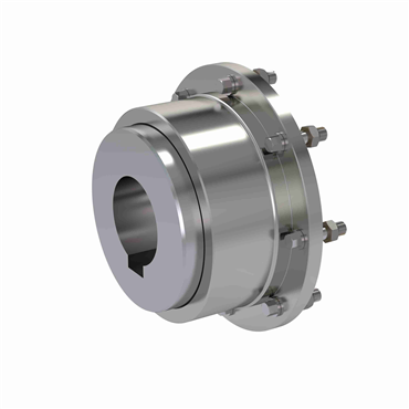 Series H Plus Finished Bore Exposed Bolt Gear Coupling Half